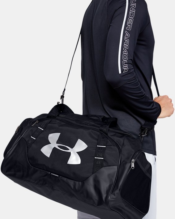 UA Undeniable 3.0 Medium Duffle Bag in Black image number 5